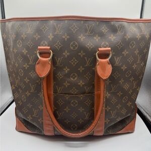 Louis Vuitton Classic Weekend Brown Monogram Tote